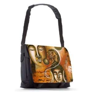  Abstract Buddha Art Large Messenger Bag 