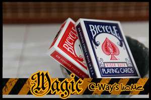   Classic Bicycle Decks Standard Size Poker Playing Cards (Blue + Red