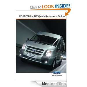 Ford Transit Quick Reference Guide (Europe) Ford of Europe  
