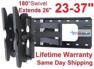LCD SWIVEL ARM 23 37 FULL MOTION TV WALL MOUNT PLB109S  