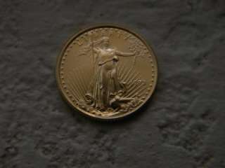 DOLLAR $5 .10 OUNCE RARE 1993 LIBERTY FINE GOLD COIN CIRCULATED 