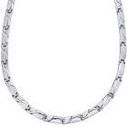 amazing style titanium mens flat link 20 inch chain necklace