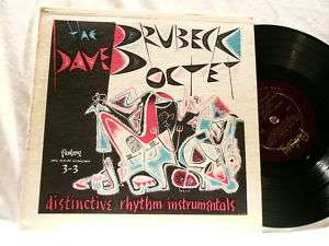 DAVE BRUBECK Octet Cal Tjader Paul Desmond 10 LP  
