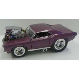   24 Scale Diecast 1966 Pontiac Gto in Color Purple Toys & Games