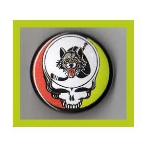 Chicago Wolves Grateful Dead 1 Inch Magnet
