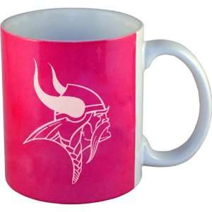 Minnesota Vikings Pink Logo Design Coffee Mug  Kitchen 