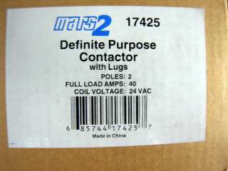 Mars 2 Definite Purpose Contactor NEW in Box 17425  