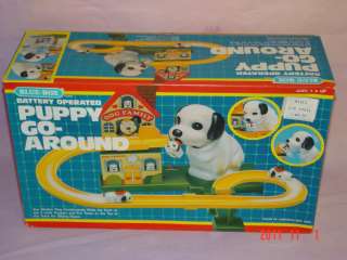 Vintage 1980s Puppy Go Around by Blue Box Toys In Orig Box (3&Up 