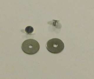 Replacement Flute Pad Screws / Washers, 2 Each, New  