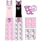DDI Ladies Peace Cheetah Cotton Pant Sleep Set(Pack of 24)