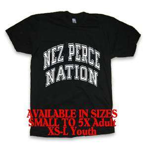 NEZ PERCE NATION Native American Indian Pow wow shirt  