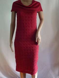   URBAN JUNGLE Sleeveless Cowl Neck Dress Red Womens Size M $89  