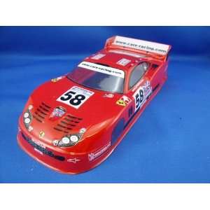   24   4 In. Ferrari 550 Maranello Custom Painted Red (Slot Cars