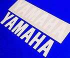 WHITE Yamaha 13 r1 r6 fzr 600 400 sticker yfz decal fz