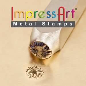  ImpressArt  6mm, Daisy Design Stamp