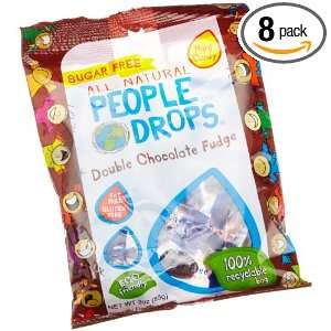 People Drops Sugar Free Candy, Double Chocolate Fudge, 3 Ounce Bags 