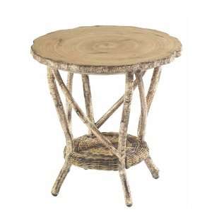   River Run End Table with Faux Birch Top S545203