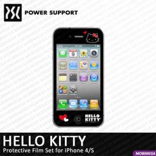   Power Support Hello Kitty Crystal Screen Protector iPhone 4 4S Love