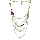 NWT LUCKY BRAND Gypsy Soul Necklace Multi Strand Pendant $75