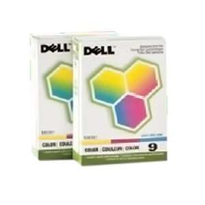  Dell Series 9 Color Standard Ink Cartridge   2 Pack 