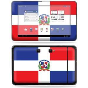   Skin Decal Cover for LG G Slate T Mobile Dominican flag Electronics