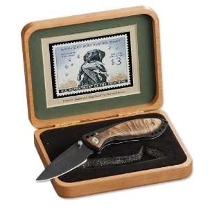  Hunting Stamp Knife and box Set