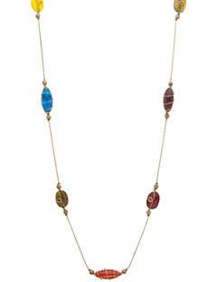 Wire wrapped bead necklace by Lane Bryant