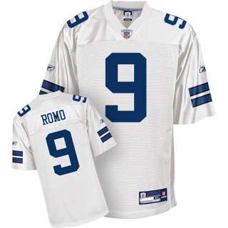 Tony Romo White Jersey   Romo Cowboys White Replica Reebok Jersey 