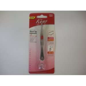  Kiss Slant Tip Tweezer with Suction Cup TWZ07 Beauty