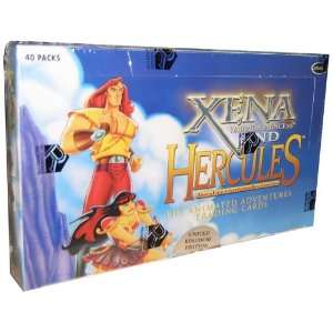   Hercules Animated Tv Adventures UK Limited Edition Trading Cards Box
