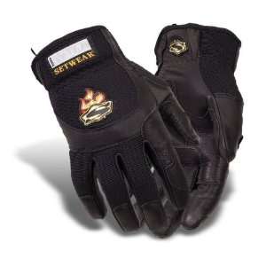  Setwear Pro Leather Black Tough Glove   Small Sports 