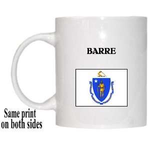    US State Flag   BARRE, Massachusetts (MA) Mug 