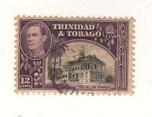 Trinidad & Tobago 12 Cent Stamp  