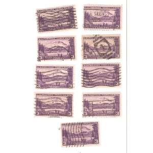  United States Alaska 3c stamp x9 (800) 