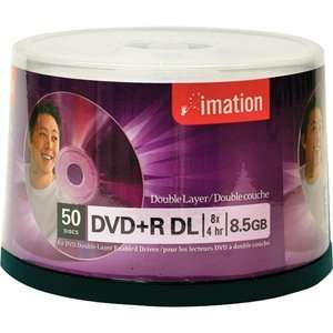  Imation 8x DVD+R Double Layer Media. IMATION 50PK DVD+R DL 