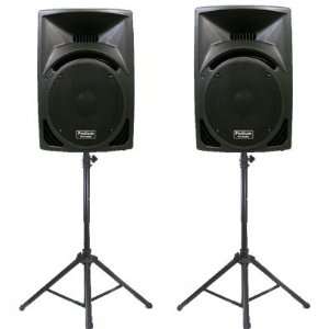  New Studio ABS Speakers 10 Two Way Pro Audio Monitor Pair 