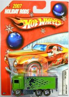 HOT WHEELS HIWAY HAULER 2007 HOLIDAY RODS #L0097 NRFP MINT CONDITION 