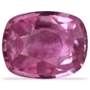  1.55 Carat Loose Pink Sapphire Cushion Cut Gemstone 