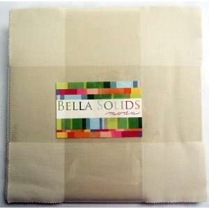  Bella Solid Layer Cake Natural for Moda 42 10x10 Squares 