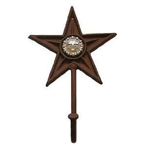  Texas Star Large Hook / Hanger w/ Concho