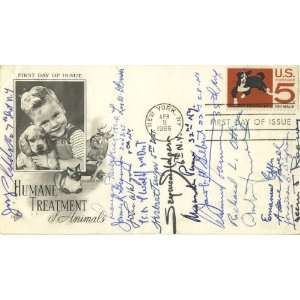  New York Congressmen 1960s First Day Cover Autographed by 