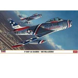  F 86F 35 Sabre `Skyblazers` (1/48 scale Plastic Modelling 