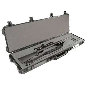  PELICAN 1750 Case, 50.5x13.5x5.25, Black w/ Foam 