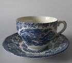 England Enoch Wedgwood Blau Kaffeetasse mit Untertasse Artikel im 