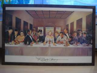Kunstdruck Das letzte Abendmahl mit edlem Rahmen, 98 x 63 cm in 