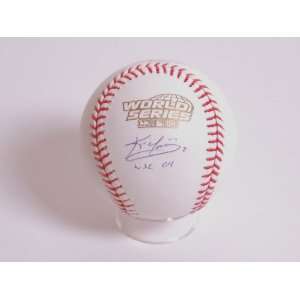 Kevin Youkilis Boston Red Sox Autographed 2004 World Series MLB 