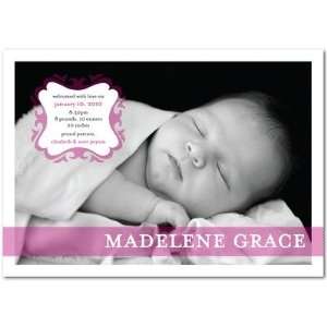   Girl Birth Announcements   Little Love Azalea By Magnolia Press Baby