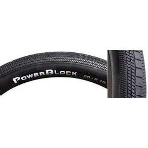  Tire Tioga Powerblock 20X1.95 Wire Black Sports 