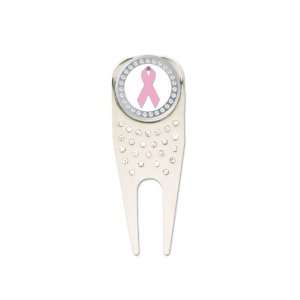   Breast Cancer Awareness Bling Z Divot Repair Tool