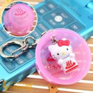  Sanrio Hello Kitty Hot Spring Bath Keychain (Kitty in Bowl 
